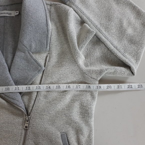 Revolution by Ricki's French Terry Moto Jacket - Picture 6 of 16